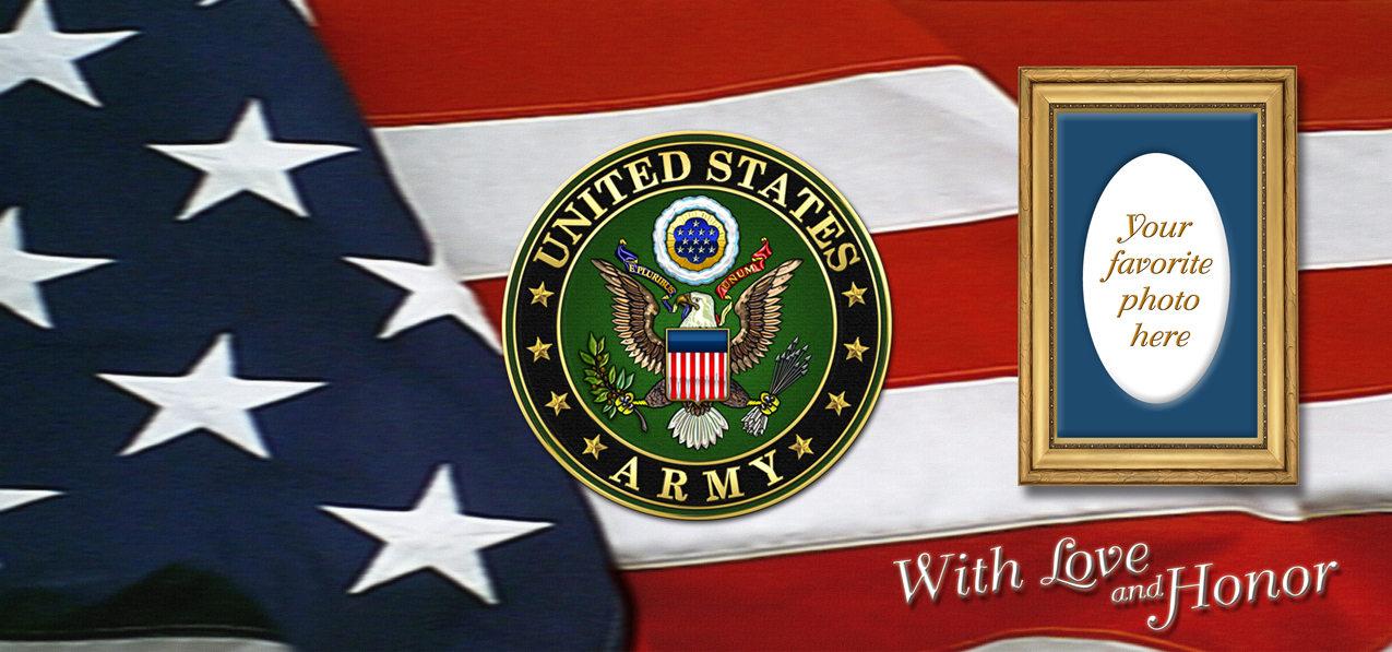 With Love And Honor Army Green